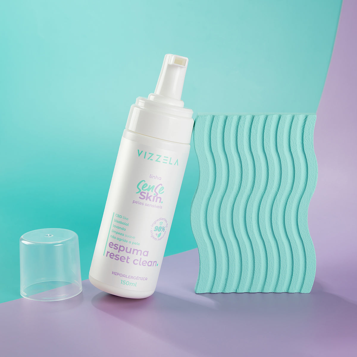 Espuma De Limpeza Reset Clean Sense Skin – Peles Sensíveis