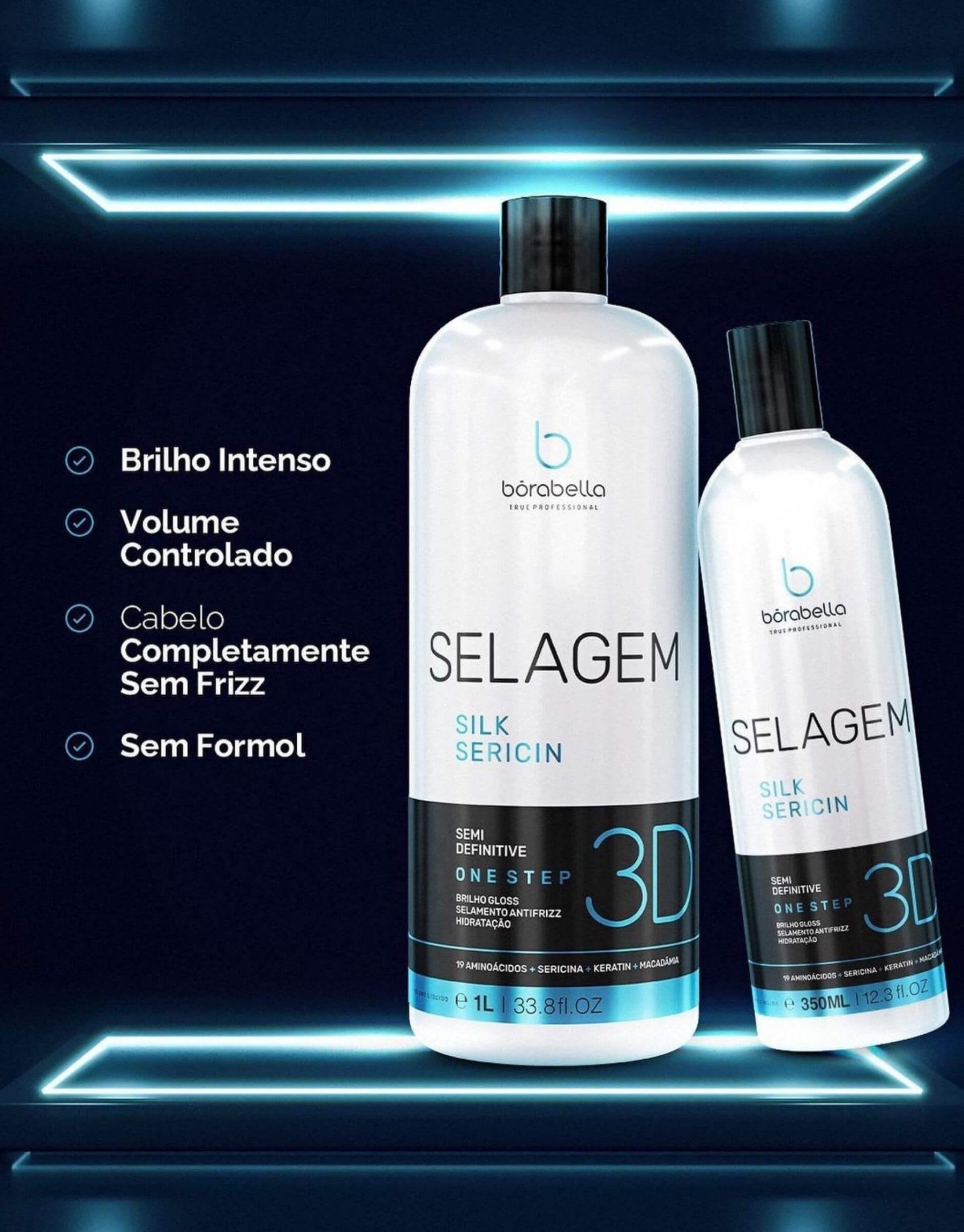 Borabella Selagem 3D Semi Definitiva Orgânica Sem Formol 1L