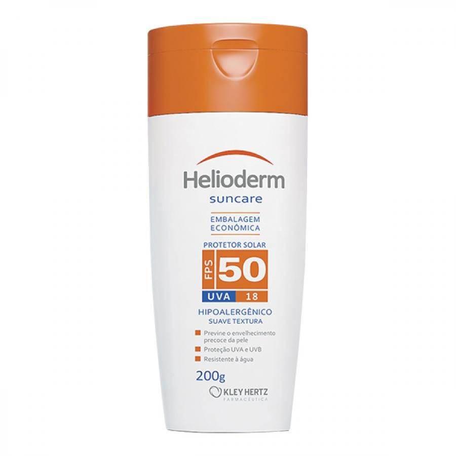 Protetor Solar Helioderm Suncare FPS50 Com 200g