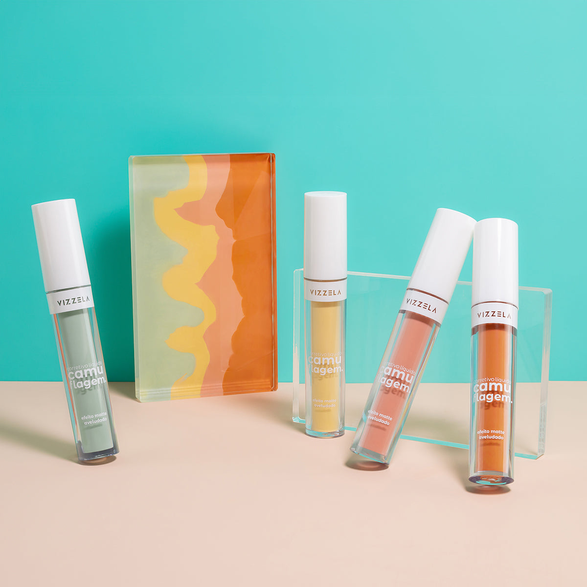 Corretivo Camuflagem – Amarelo - Vizzela