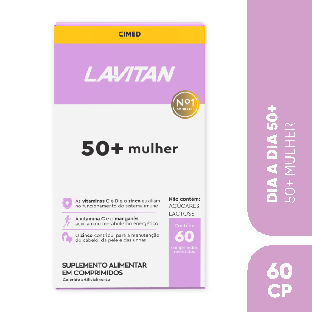 Lavitan 50+ Mulher com 60 Comprimidos Revestidos