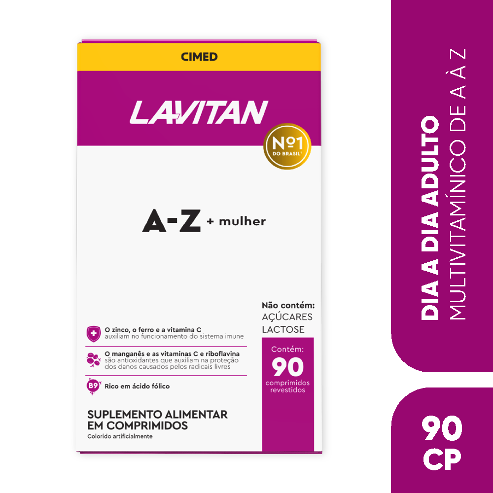 Lavitan AZ Mulher com 90 Comprimidos