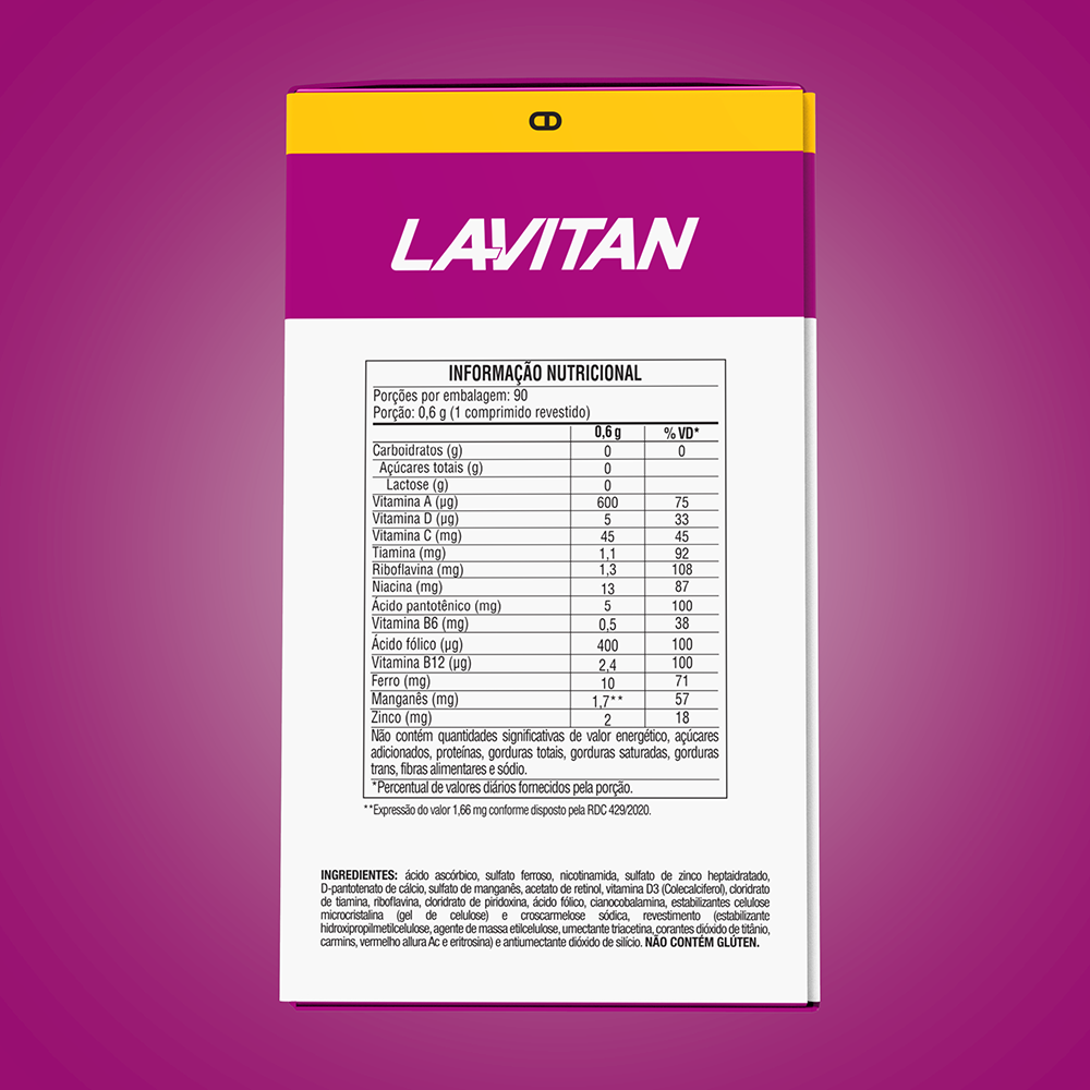 Lavitan AZ Mulher com 90 Comprimidos