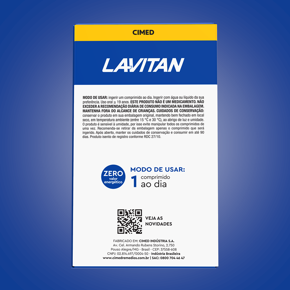 Lavitan AZ Original 90 com Comprimidos