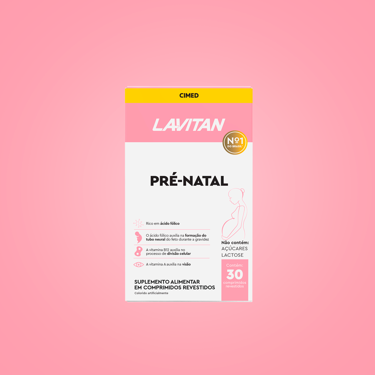 Multivitamínico Lavitan Pré-Natal com 30 Comprimidos