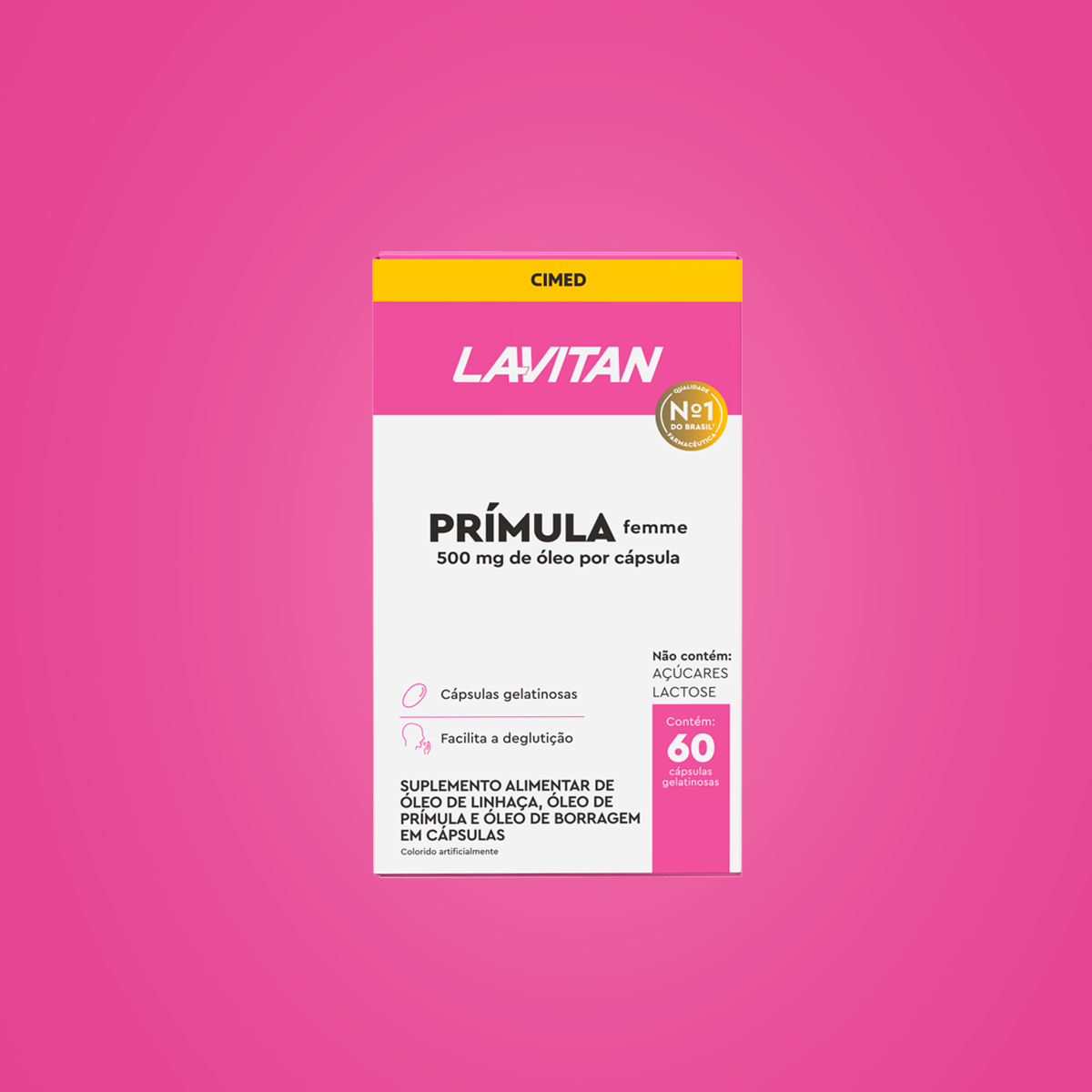 Lavitan Prímula Femme com 60 cápsulas