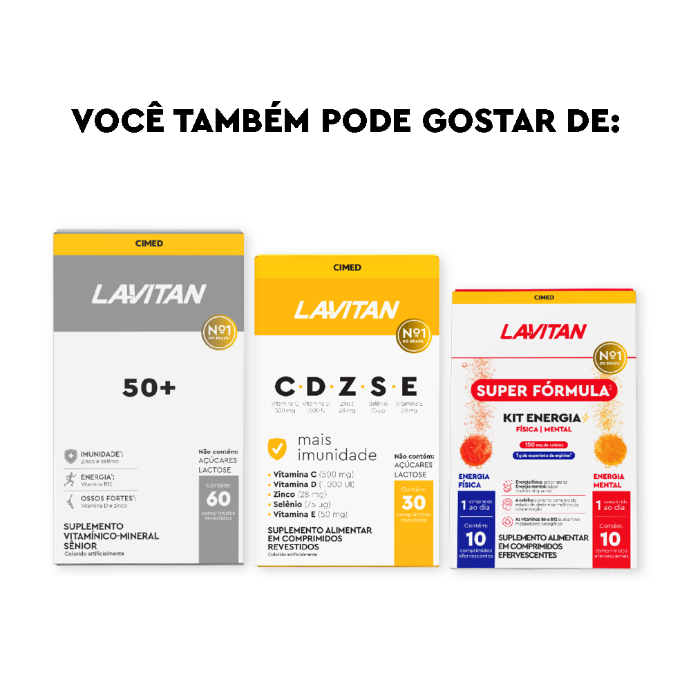 Lavitan Luteína com 60 cápsulas gelatinosas