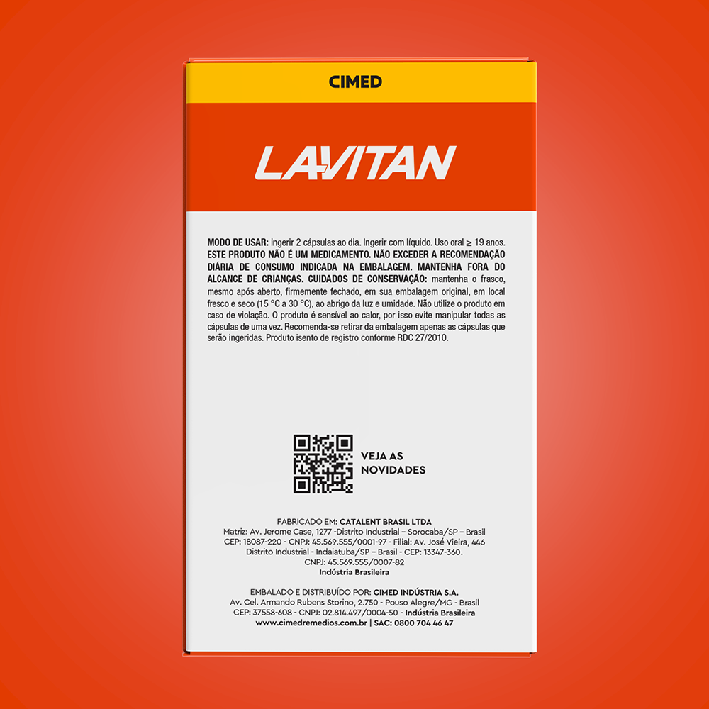 Lavitan Ômega 3 1000mg 60 cápsulas