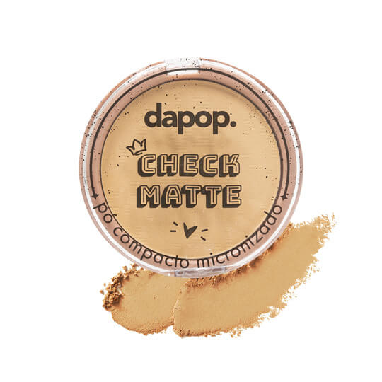 Pó Compacto Micronizado Check Matte - Dapop