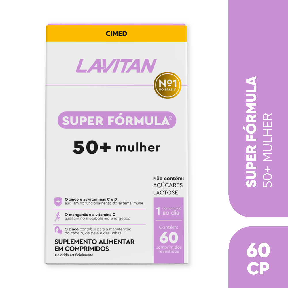 Lavitan Super Fórmula 50+ Mulher com 60 Cápsulas