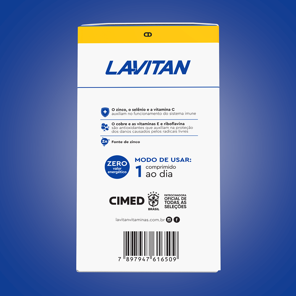 Lavitan Super Fórmula A-Z Homem com 60 Cápsulas