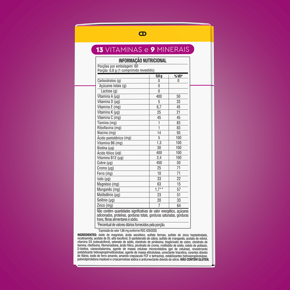Lavitan Super Fórmula A-Z Mulher com 60 Cápsulas