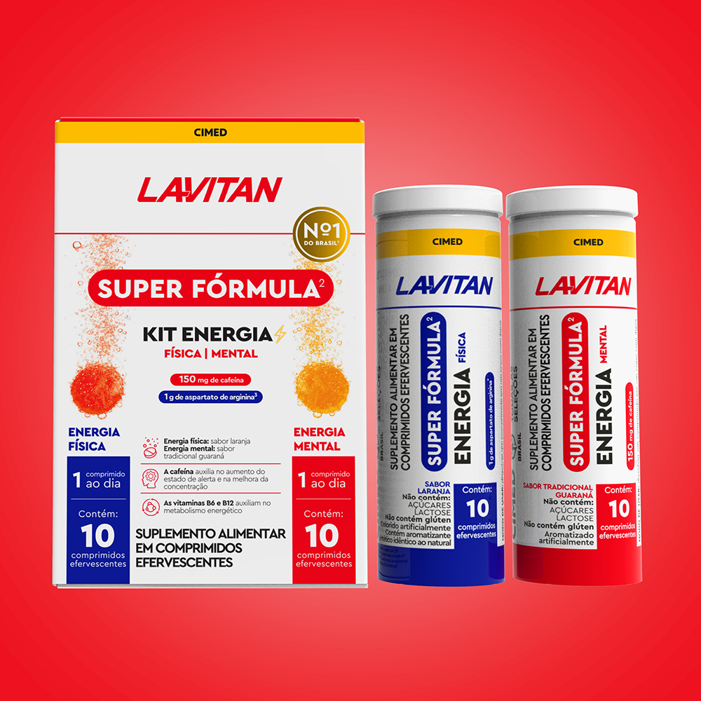 Lavitan Super Fórmula Kit Energia com 20 Comprimidos