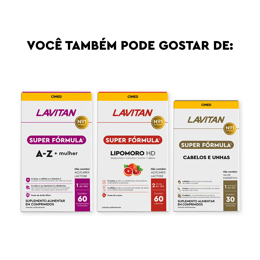 Lavitan Super Fórmula Kit Energia com 20 Comprimidos
