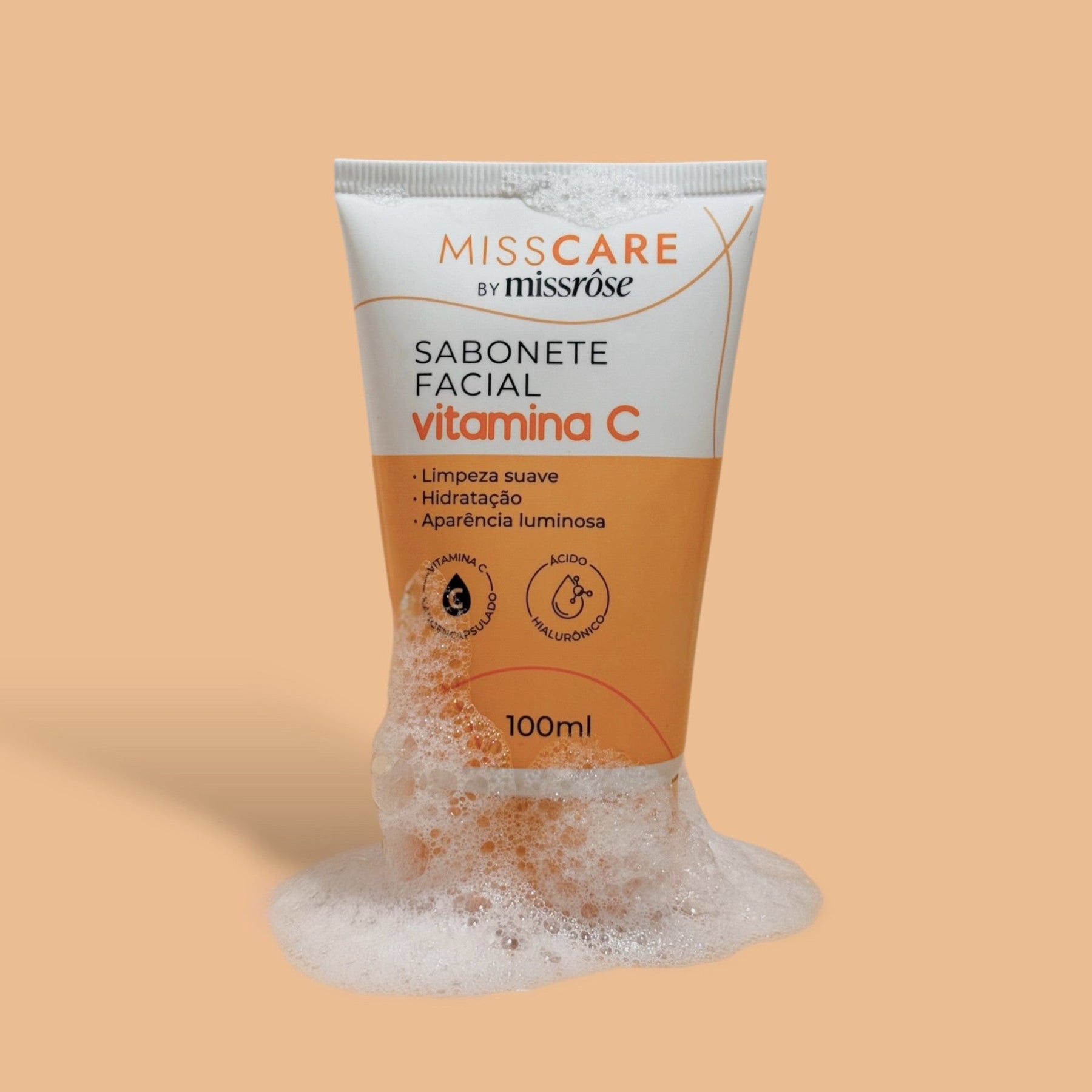 Sabonete Facial Vitamina C - Miss Care by Miss Rôse
