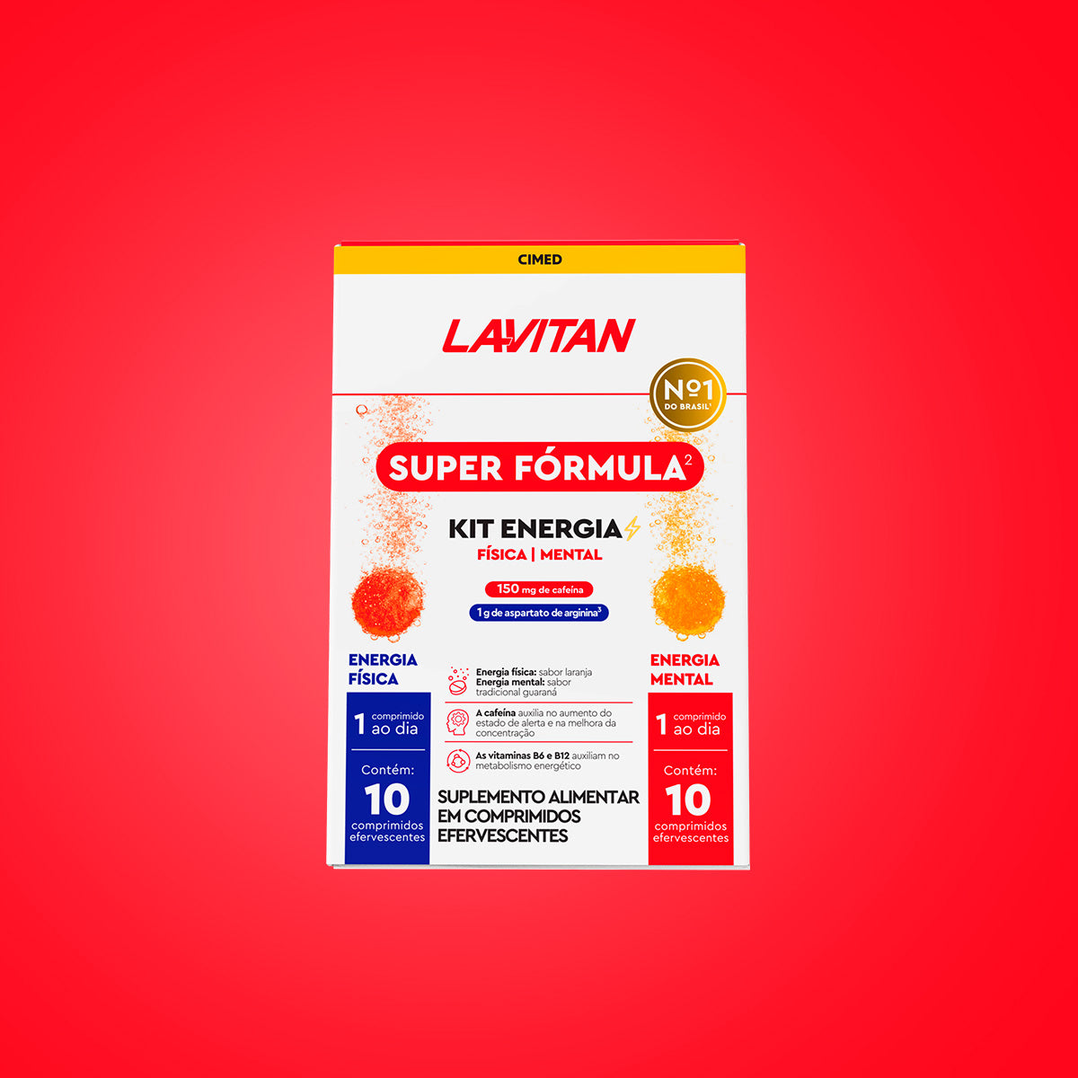 Lavitan Super Fórmula Kit Energia com 20 Comprimidos