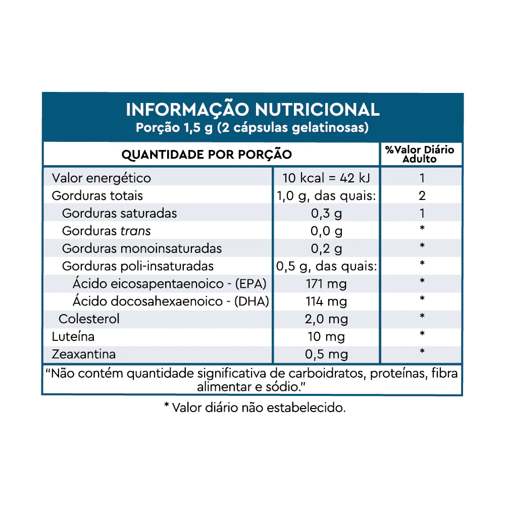 Lavitan Luteína com 60 cápsulas gelatinosas