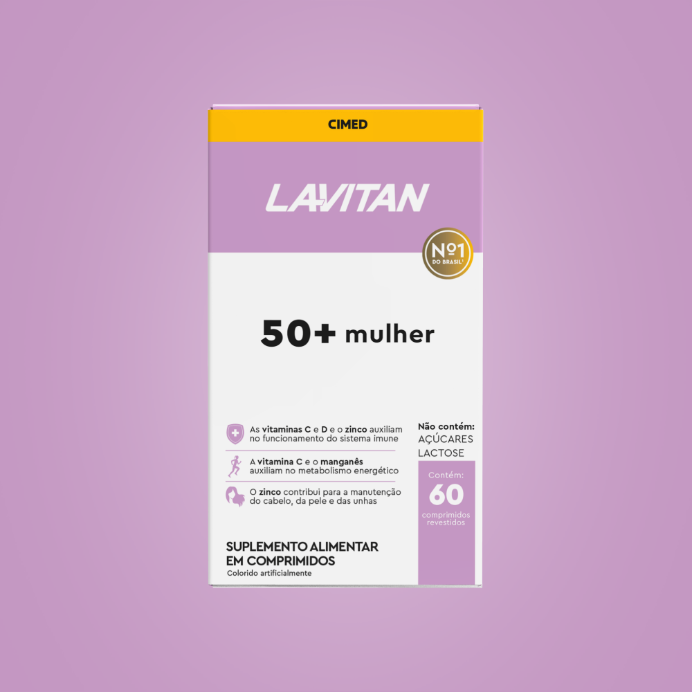 Lavitan 50+ Mulher com 60 Comprimidos Revestidos