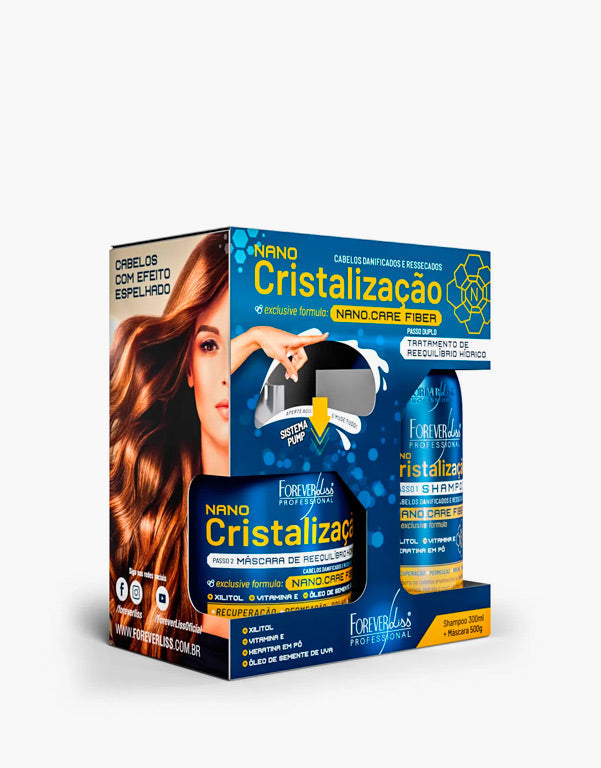 Kit: Forever Liss Nano Cristalização Shampoo + Máscara