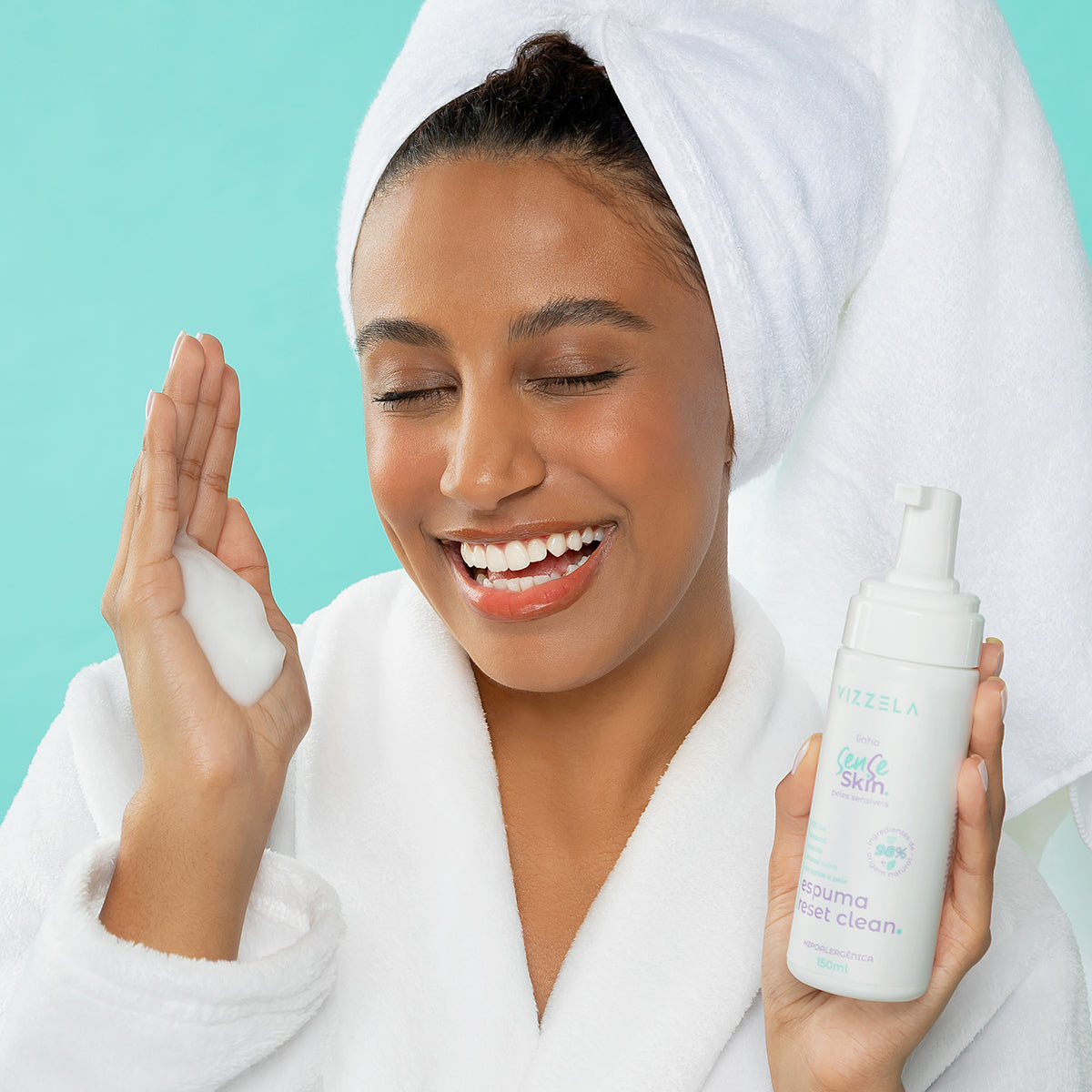 Espuma De Limpeza Reset Clean Sense Skin – Peles Sensíveis