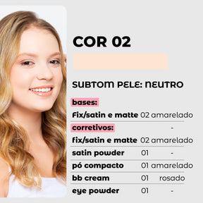 Base Líquida Matte - Vizzela