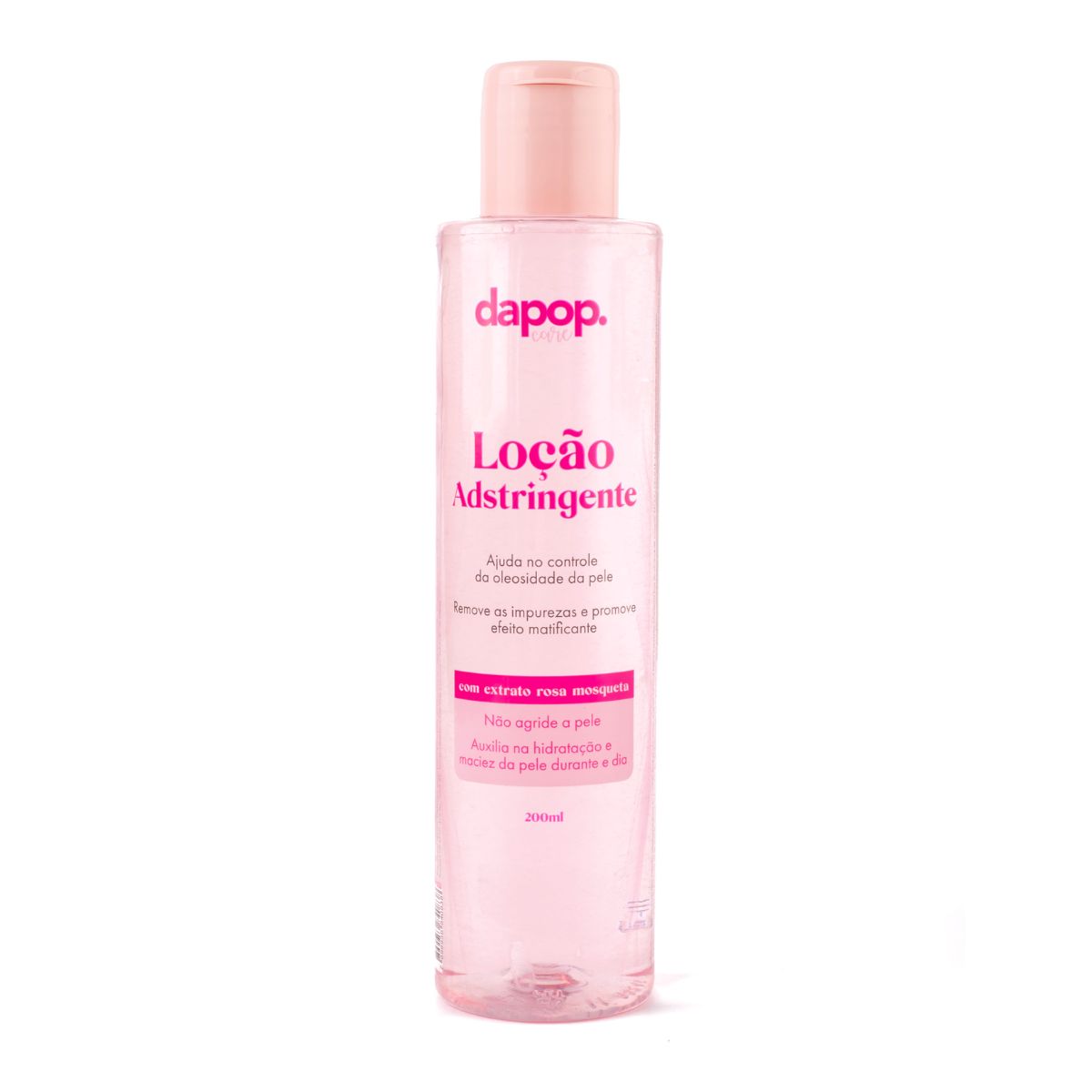 Loção Adstringente Com Extrato de Rosa Mosqueta 200ml - Dapop