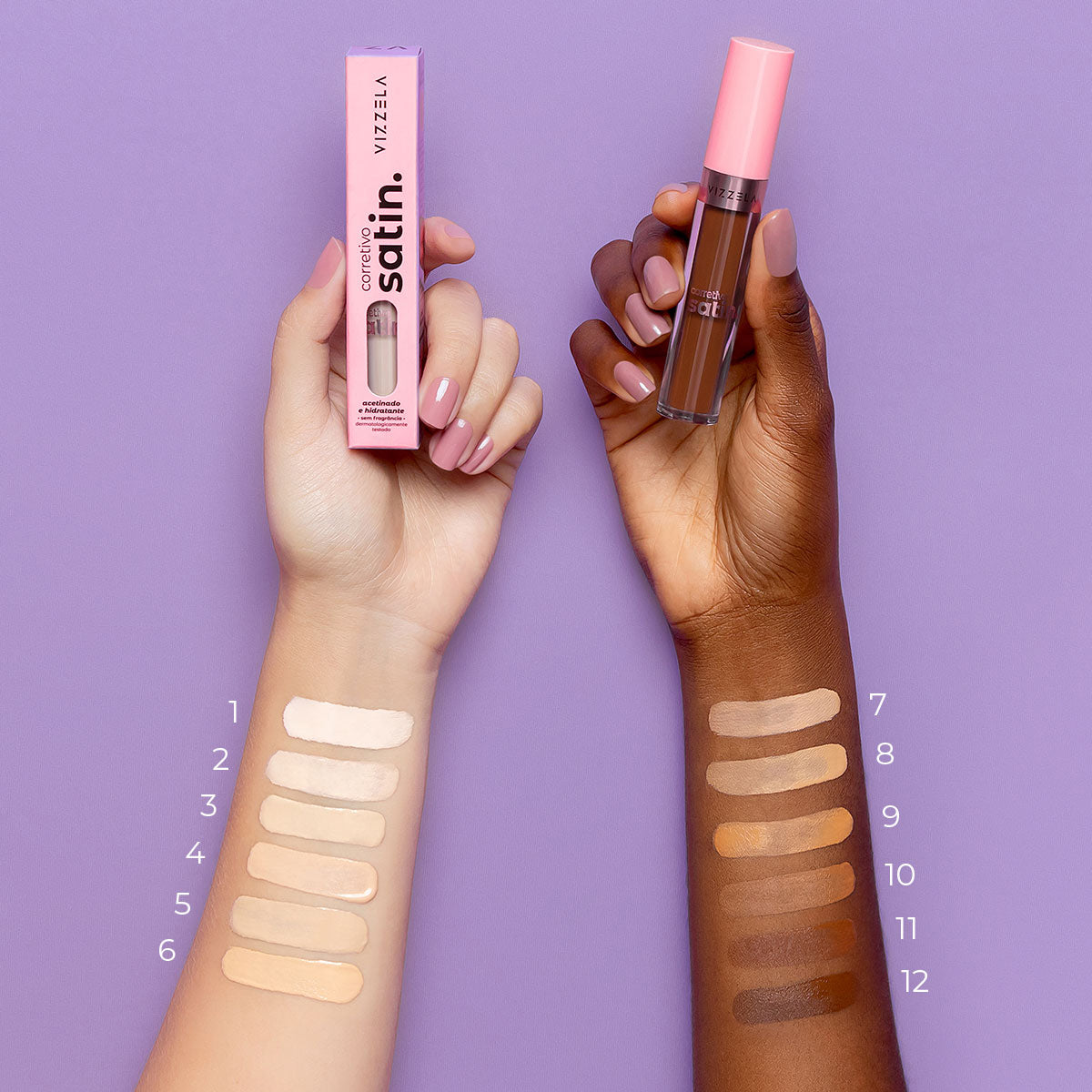 Corretivo Líquido SATIN - Vizzela