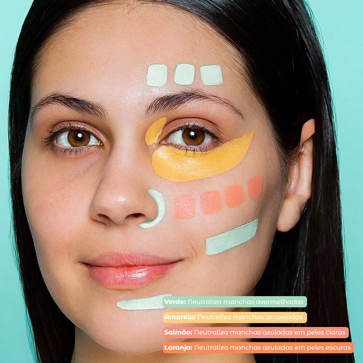 Corretivo Camuflagem – Amarelo - Vizzela