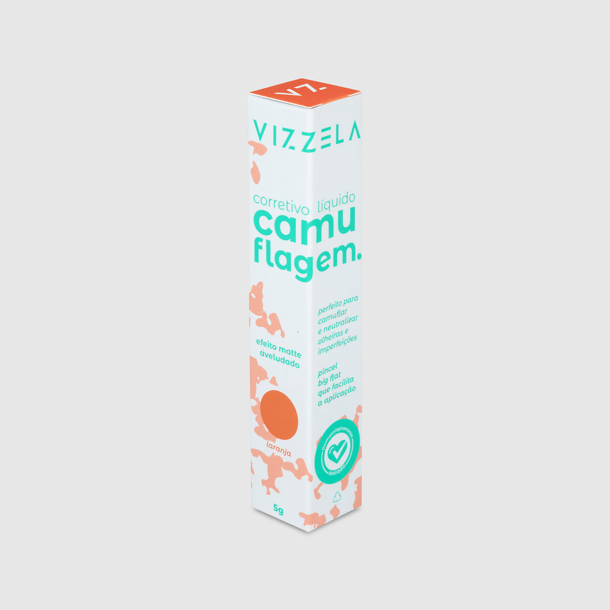 Corretivo Camuflagem – Laranja - Vizzela