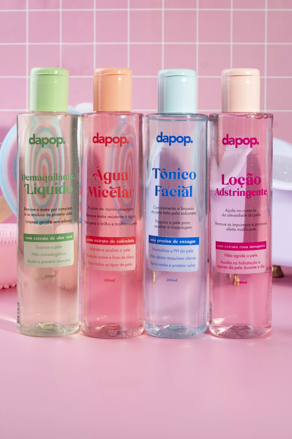 Água Micelar Com Rosa Mosqueta - Dapop