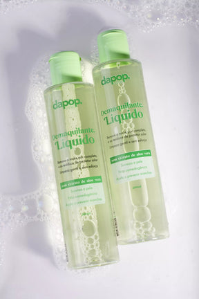 Demaquilante Líquido Extrato de Aloe Vera - Dapop