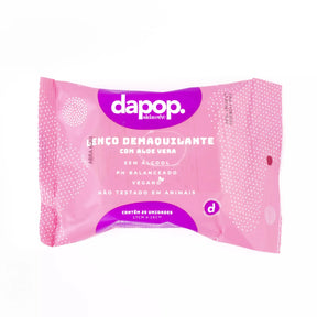 Lenço Demaquilante Com Aloe Vera - Dapop