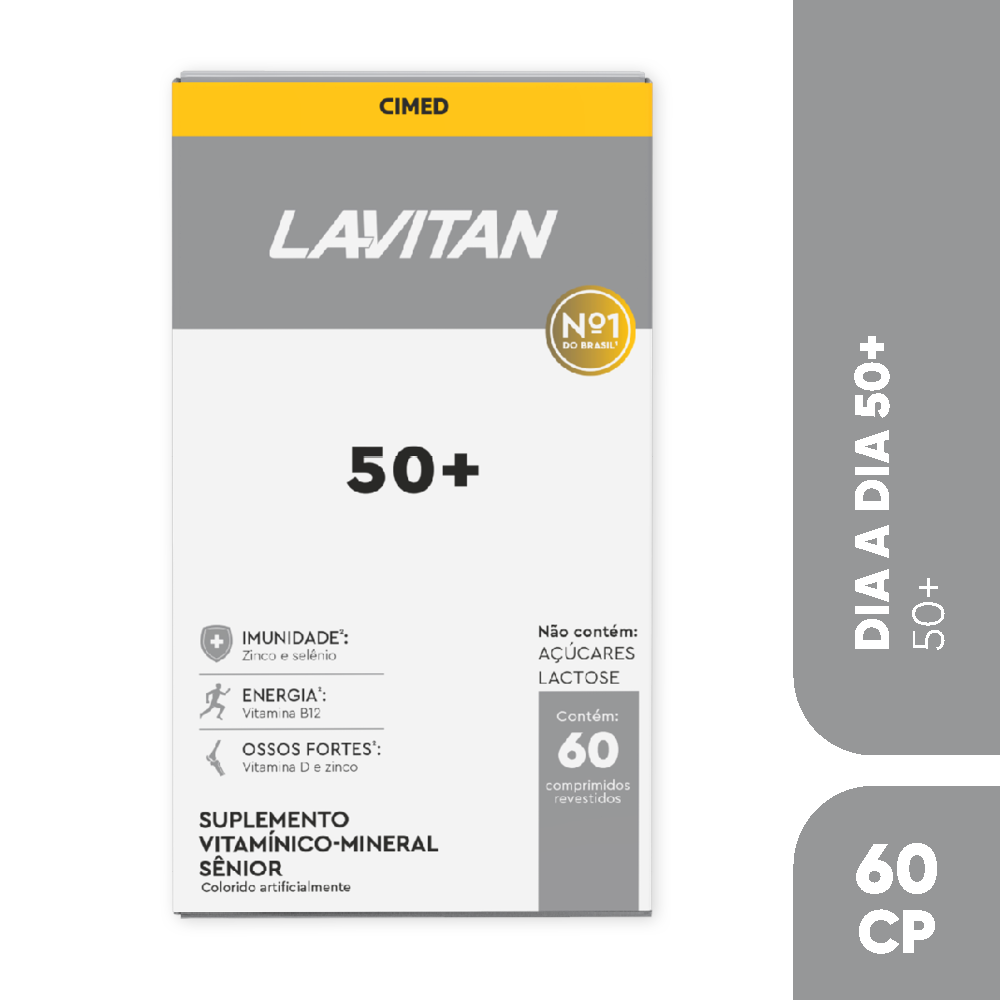 Lavitan 50+ com 60 Comprimidos