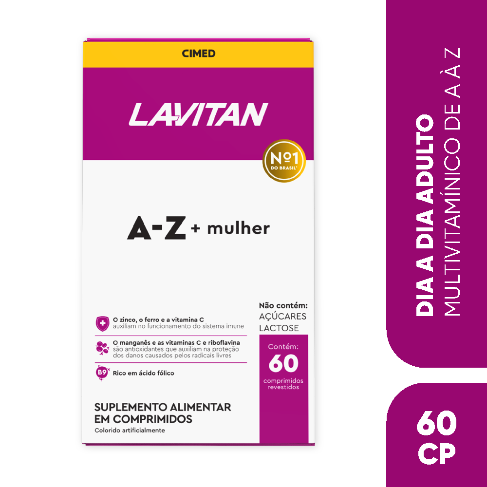 Lavitan A-Z Mulher com 60 Comprimidos