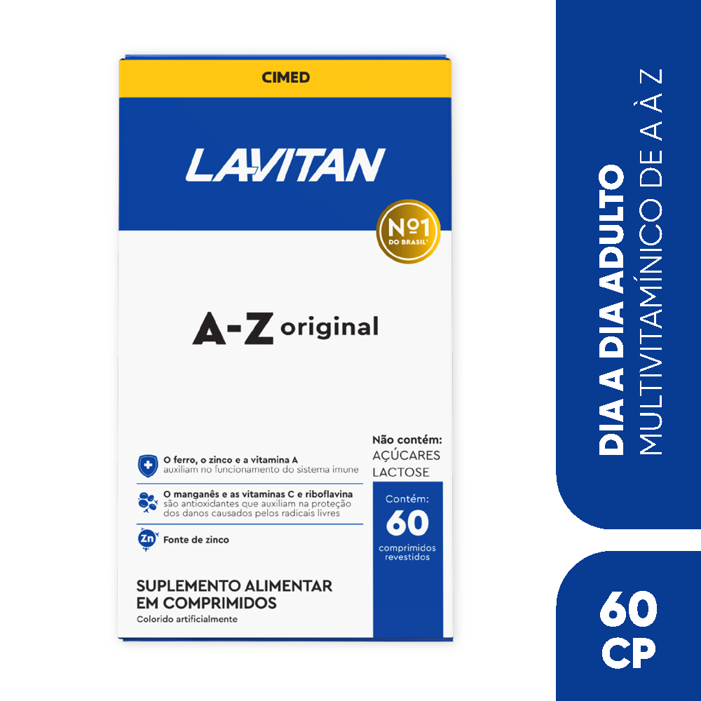 Lavitan A-Z Original com 60 Comprimidos