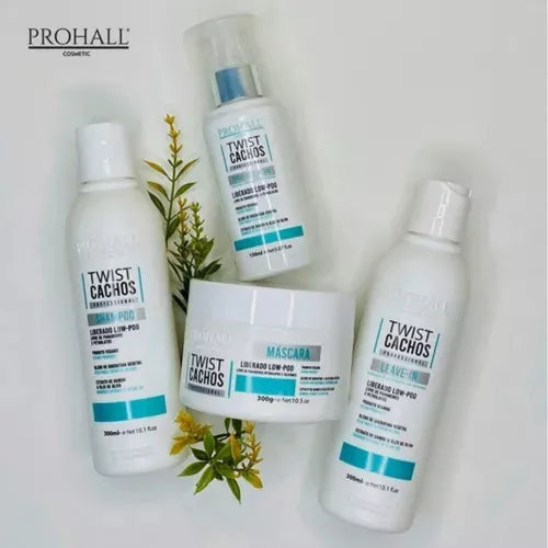Kit Ultra Hidratante Low Poo Twist Cachos e Cacheados Prohall
