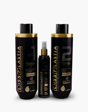Kit: 3 Passos Forever Liss Lissplastia de Realinhamento Capilar