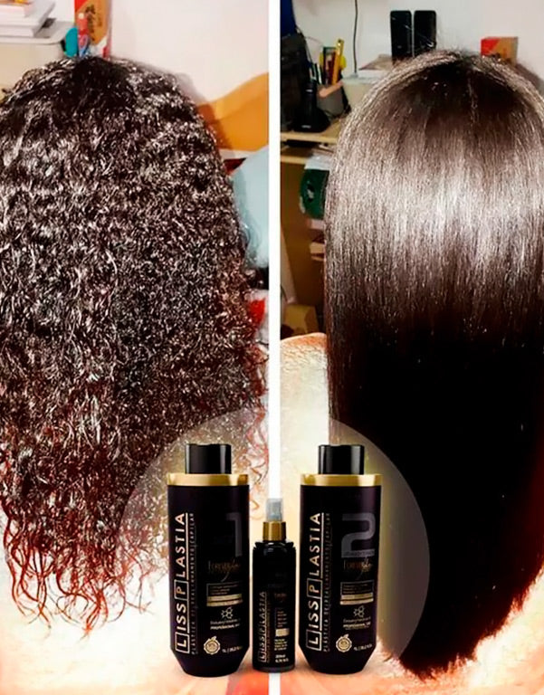 Kit: 3 Passos Forever Liss Lissplastia de Realinhamento Capilar