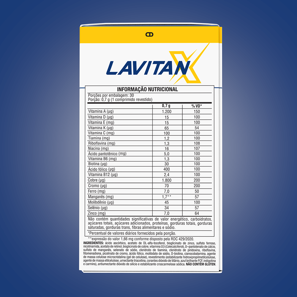 Lavitan Bio Complex com 30 Comprimidos