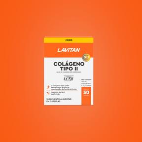 Lavitan Colágeno Tipo II Não Hidrolisado com 30 Comprimidos