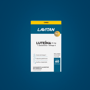 Lavitan Luteína com 60 cápsulas gelatinosas