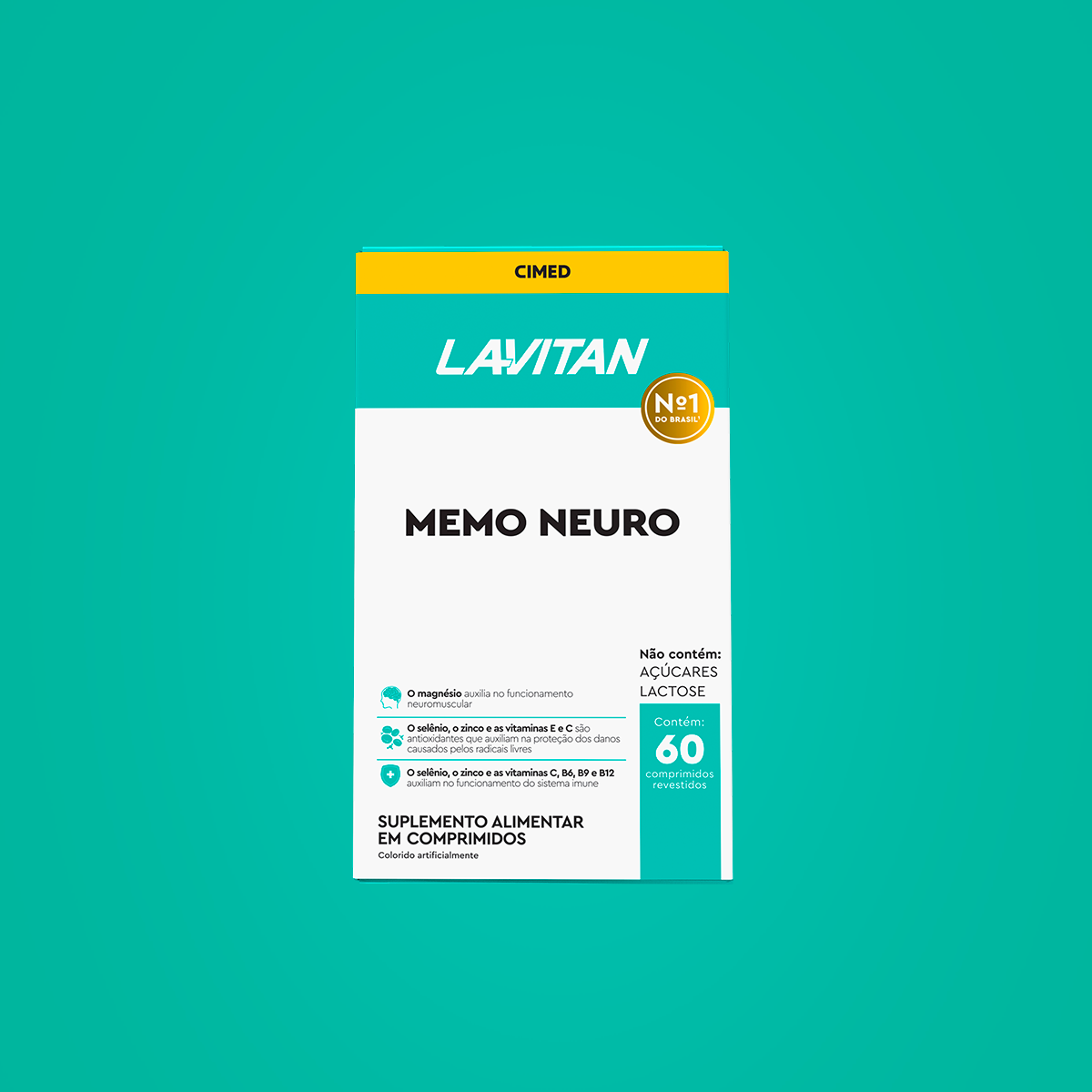 Lavitan Memo Neuro com 60 comprimidos revestidos