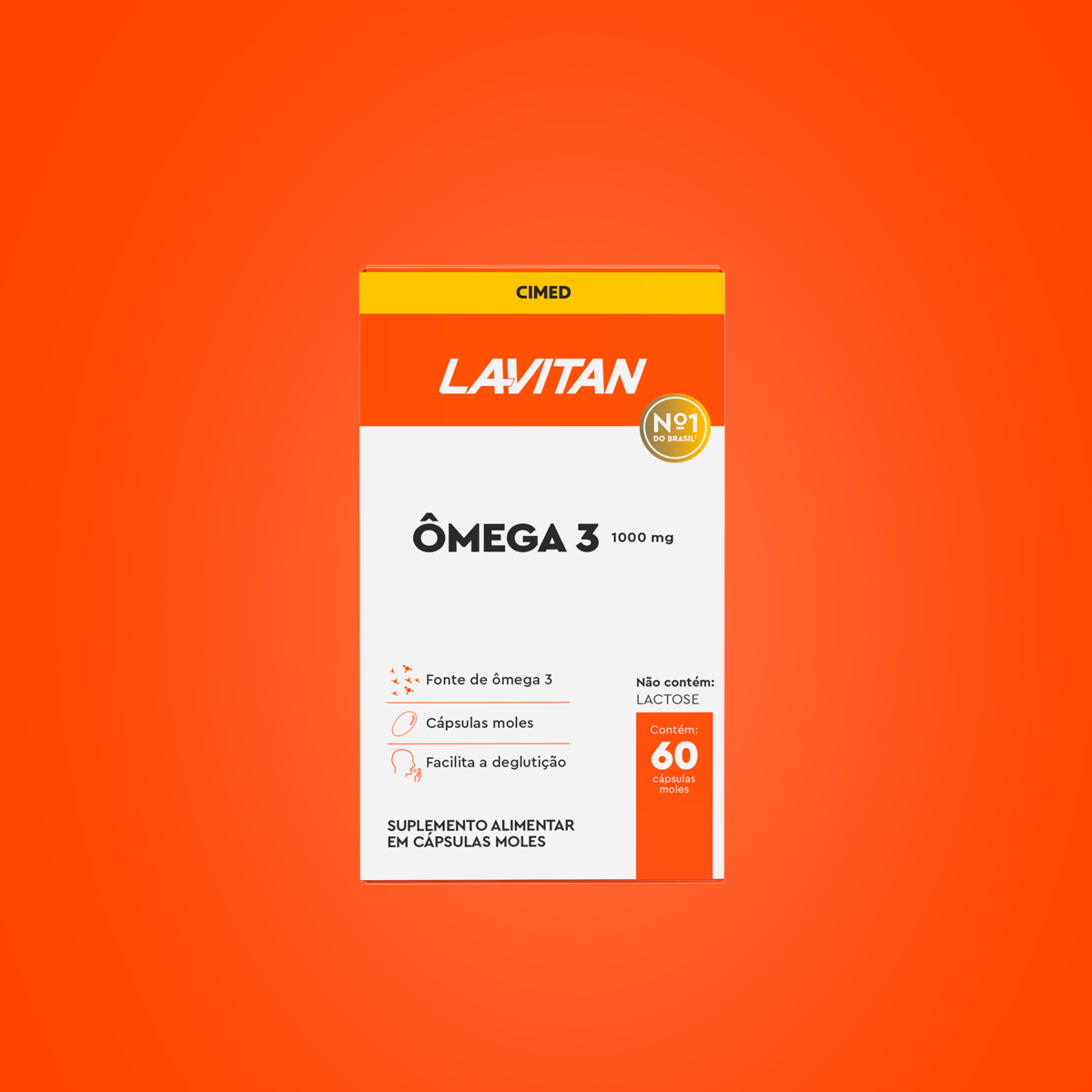 Lavitan Ômega 3 1000mg 60 cápsulas