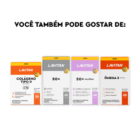 Lavitan Cálcio + Vitamina D 1.000 UI com 60 comprimidos
