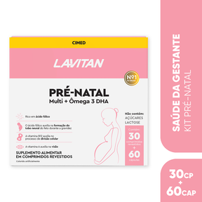 Multivitamínico Lavitan Pré-Natal com 30 Comprimidos