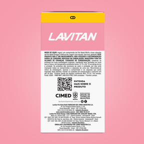 Multivitamínico Lavitan Pré-Natal com 30 Comprimidos