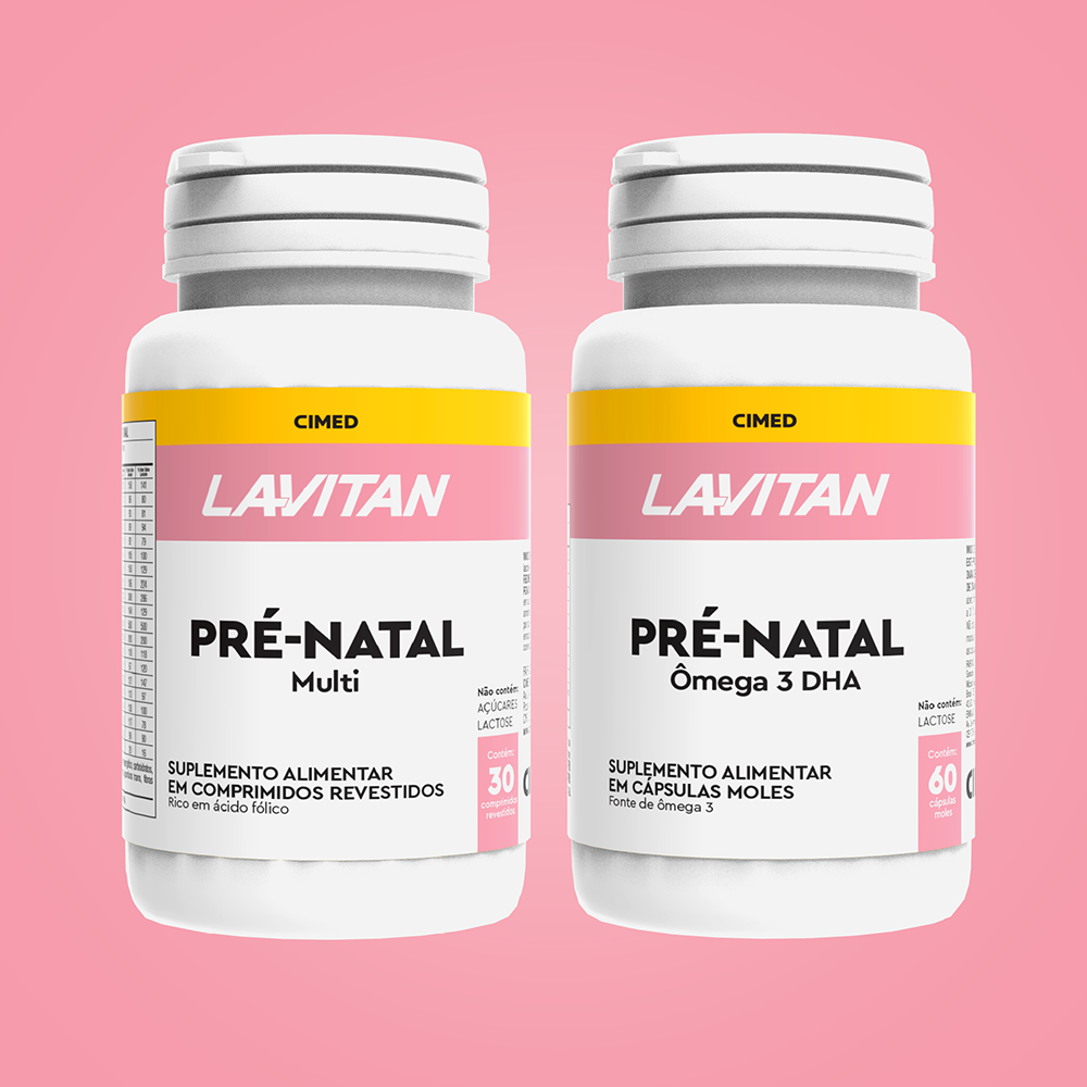 Multivitamínico Lavitan Pré-Natal com 30 Comprimidos