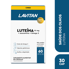 Lavitan Luteína com 60 cápsulas gelatinosas