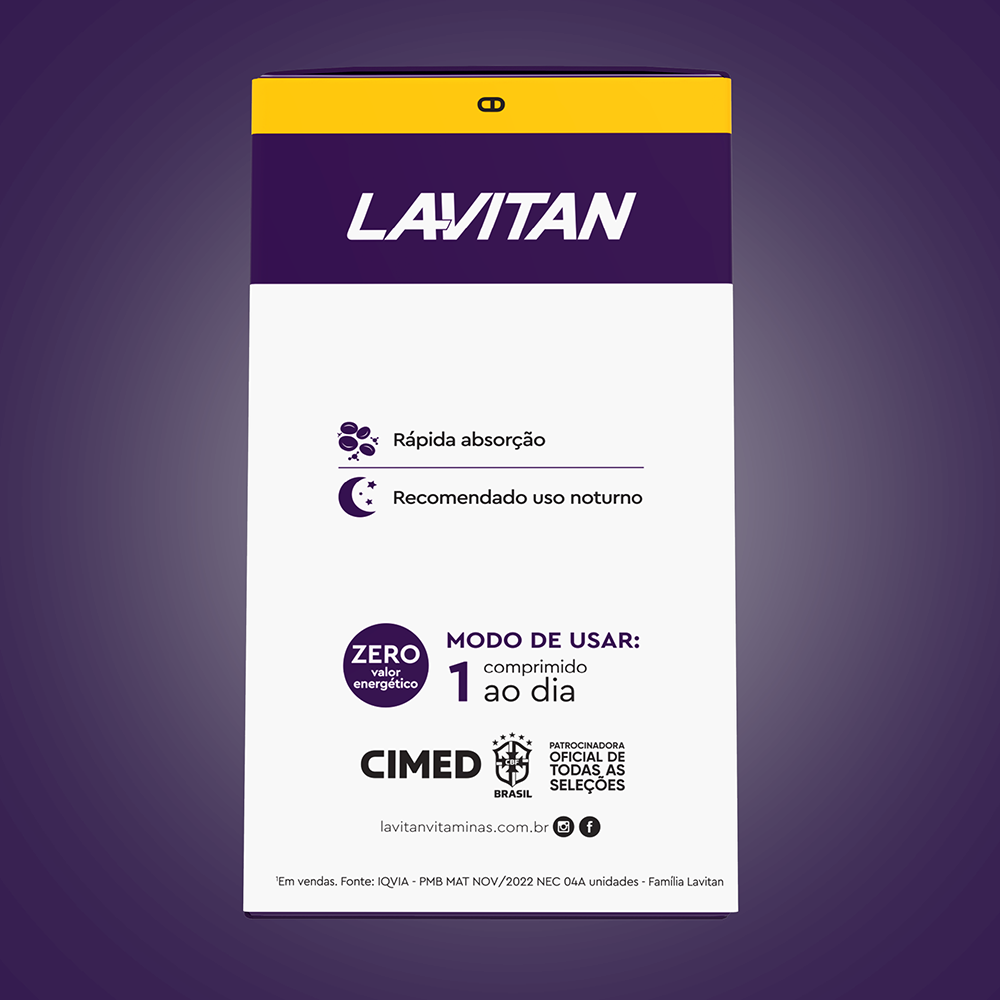 Lavitan Melatonina Morango com 150 Comprimidos