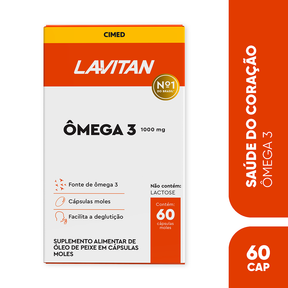 Lavitan Ômega 3 1000mg 60 cápsulas